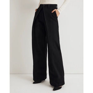 Madewell 26 Extrawide Leg Trouser Jeans Wilkes Wash Pleat Edition Wide Leg NWT